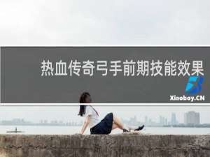 热血传奇弓手前期技能效果