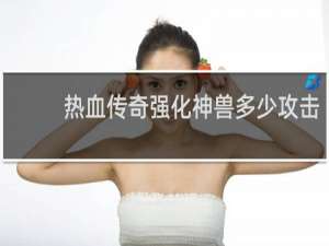 热血传奇强化神兽多少攻击