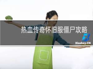 热血传奇怀旧服僵尸攻略