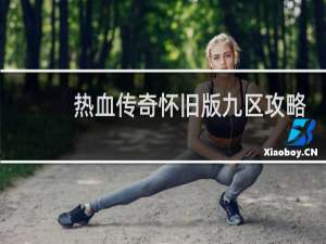 热血传奇怀旧版九区攻略