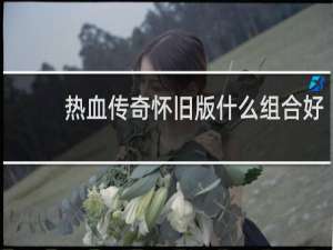 热血传奇怀旧版什么组合好