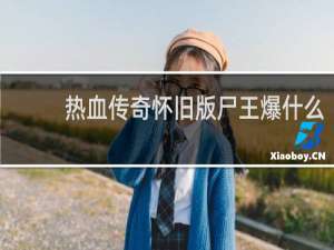 热血传奇怀旧版尸王爆什么