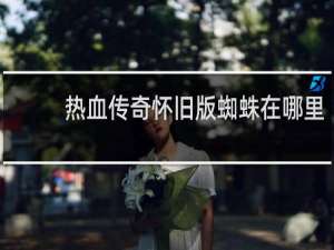热血传奇怀旧版蜘蛛在哪里