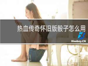 热血传奇怀旧版骰子怎么用