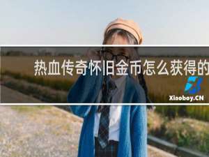 热血传奇怀旧金币怎么获得的