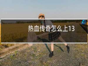 热血传奇怎么上13