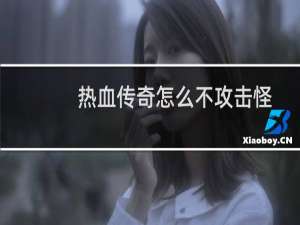 热血传奇怎么不攻击怪