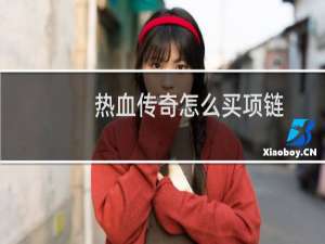 热血传奇怎么买项链