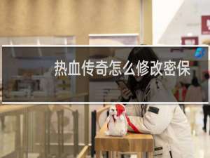 热血传奇怎么修改密保