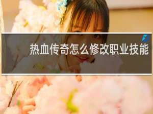 热血传奇怎么修改职业技能