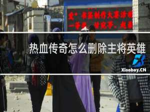 热血传奇怎么删除主将英雄