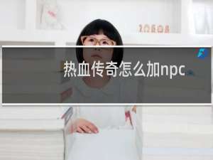 热血传奇怎么加npc