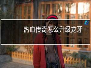 热血传奇怎么升级龙牙