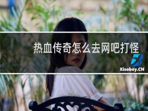 热血传奇怎么去网吧打怪