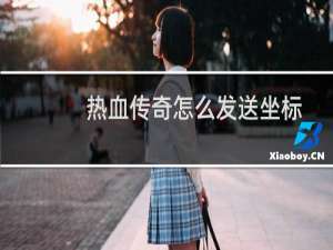 热血传奇怎么发送坐标