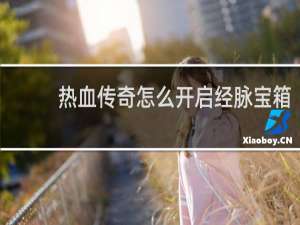 热血传奇怎么开启经脉宝箱