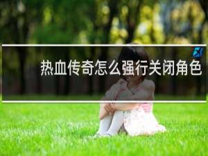 热血传奇怎么强行关闭角色