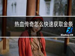 热血传奇怎么快速获取金条
