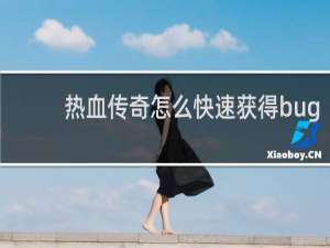 热血传奇怎么快速获得bug