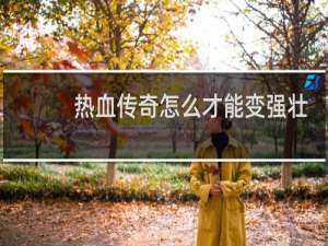 热血传奇怎么才能变强壮
