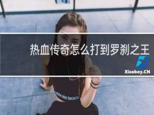 热血传奇怎么打到罗刹之王