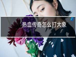 热血传奇怎么打大象