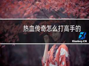 热血传奇怎么打高手的