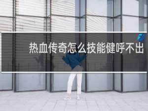 热血传奇怎么技能健呼不出