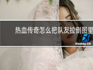 热血传奇怎么把队友拉倒图里