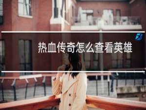 热血传奇怎么查看英雄