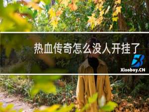 热血传奇怎么没人开挂了