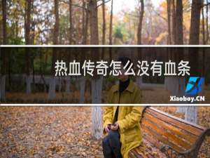 热血传奇怎么没有血条