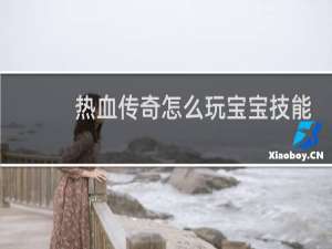 热血传奇怎么玩宝宝技能