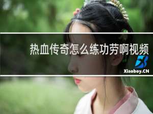 熱血傳奇怎么練功勞啊視頻