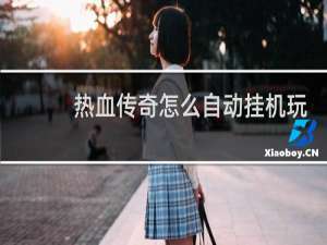 热血传奇怎么自动挂机玩