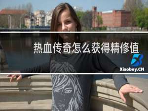 热血传奇怎么获得精修值