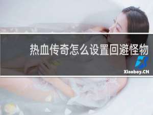 热血传奇怎么设置回避怪物