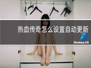 热血传奇怎么设置自动更新