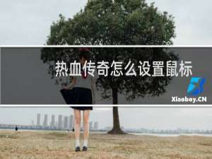 热血传奇怎么设置鼠标