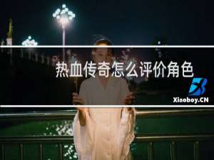 热血传奇怎么评价角色