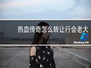热血传奇怎么转让行会老大