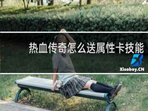 热血传奇怎么送属性卡技能