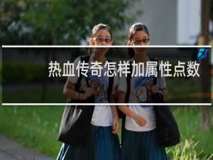 热血传奇怎样加属性点数