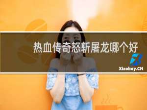 热血传奇怒斩屠龙哪个好