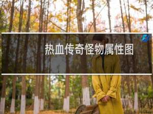热血传奇怪物属性图