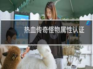 热血传奇怪物属性认证