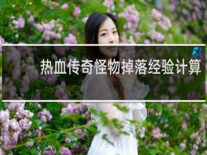热血传奇怪物掉落经验计算