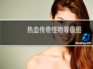 热血传奇怪物等级图