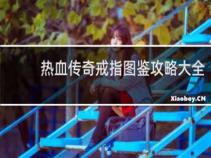 热血传奇戒指图鉴攻略大全