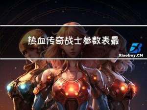 热血传奇战士参数表最新